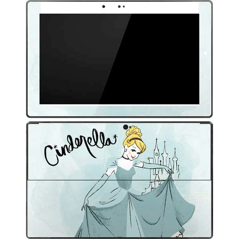 Disney Princess Cinderella Curtsy Art Surface Pro Tablet Skin